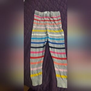 Gap Kids-euc-Colorful Striped Sweater Leggings